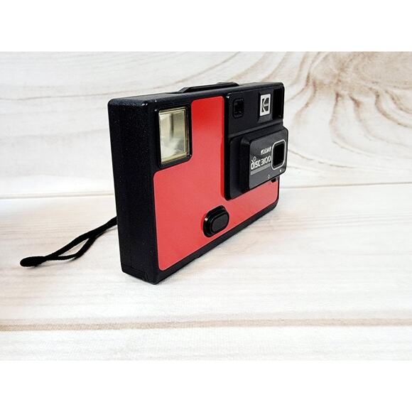 Kodak Disc 3100 Red Black Demo Camera w/ Manual & Case - Picture 11 of 16